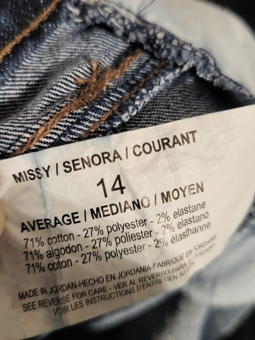 BANDOLINO MANDIE SKINNY JEANS SIZE 14 - Picture 10 of 11
